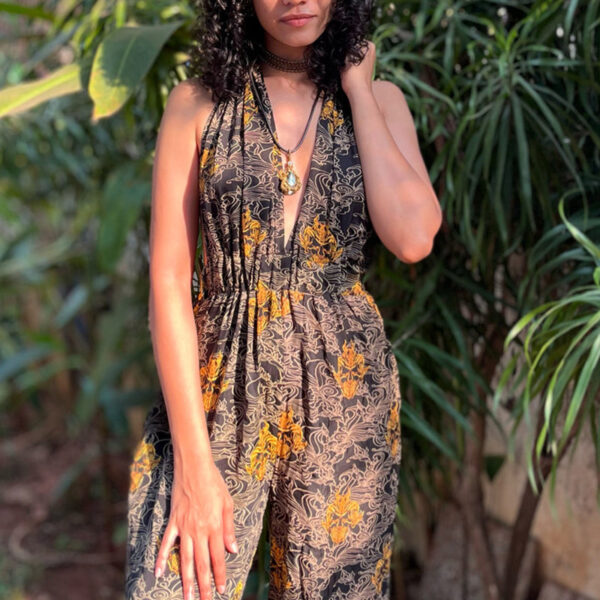 Plant Medusa Printed Jumpsuit
